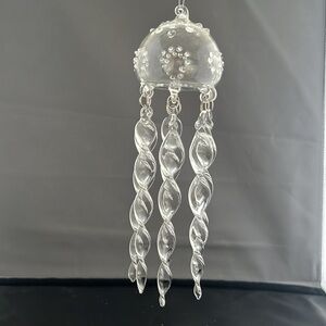 Glass jelly fish ornament🎄